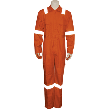 OSP ORANGE COVERALL WITH GREY REFLECTIVE TAPE