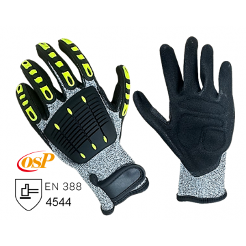 Impact Resistant Glove with cut grade five Impact Resistant Glove with cut grade five
