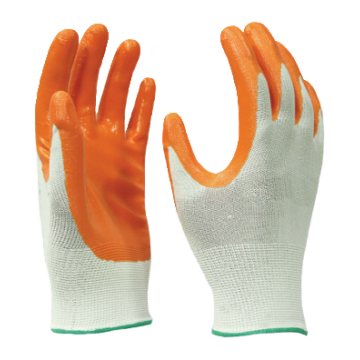 Glove Rubber Coated Orange Glove Rubber Coated Orange