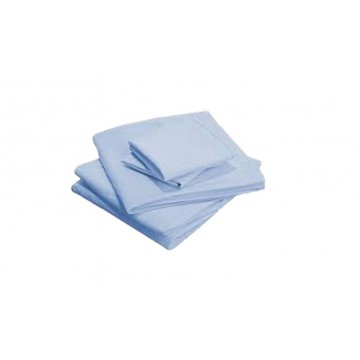 Flat Bedsheet Plain Blue