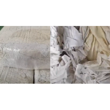 White Cotton Rag in 20kg bundle White Cotton Rag in 20kg bundle