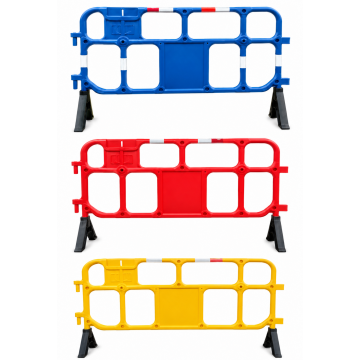Plastic Tubular Safety Barrier 1600 × 1000mm – Heavy-Duty Crowd and Traffic Control Barrier