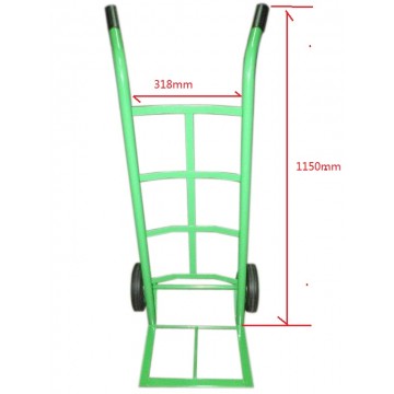 Cylinder Trolley - Single With 8" Solid Wheel