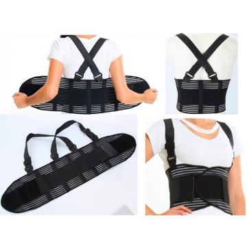 Spine Support with adjustable suspenders