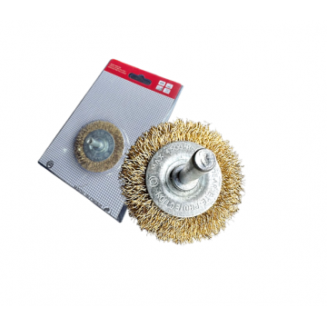 Brass Wire Wheel Brush 50mm With 6mm Shank
